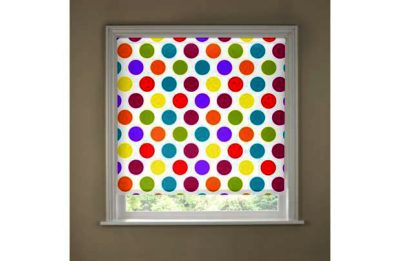 Multi Spots 3ft Blackout Roller Blind.